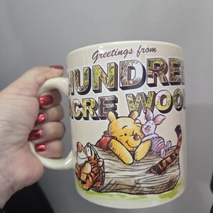 Winnie The Pooh Bioworld Hundred Acre Wood Mug - Cream, Disney